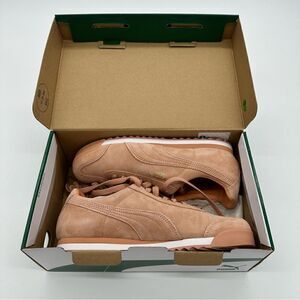 NIB Roma Puma Dusty Coral Sneakers sz9 Team Gold